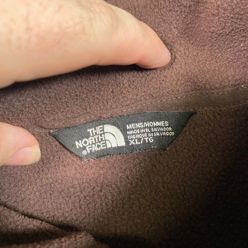 The North Face Mens Brown Full Zip Fleece Jacket CUG1‎ FA16 XL